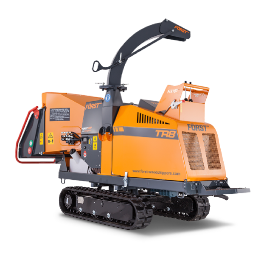 8 Inch Tracked Chipper